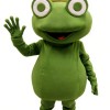 Frog Prince cartoon mascot costume