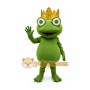 Frog Prince cartoon mascot costume