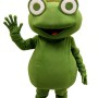 Frog Prince cartoon mascot costume