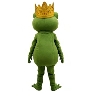 Frog Prince cartoon mascot costume