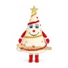 White snowman Christmas tree figurine mascot costume White snowman Christmas tree figurine mascot costume