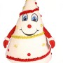 White snowman Christmas tree figurine mascot costume