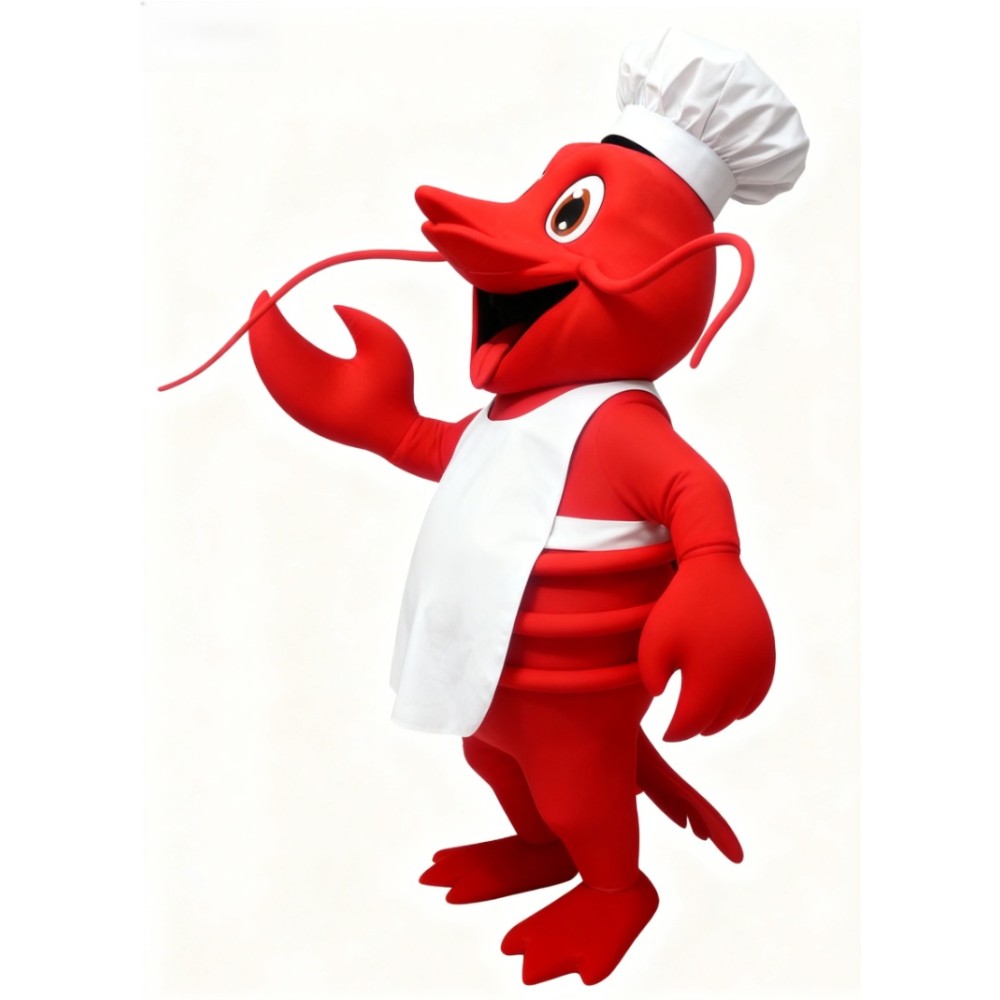Chef lobster Mascot costume