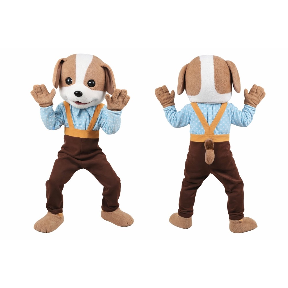 Brown Dog Mascot Costume Adult Size Full Body Plush Animal Costume