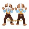Brown Dog Mascot Costume Adult Size Full Body Plush Animal Costume Brown Dog Mascot Costume Adult Size Full Body Plush Animal Costume