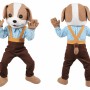 Brown Dog Mascot Costume Adult Size Full Body Plush Animal Costume