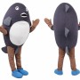 Gray Fish Mascot Costume Adult Size Full Body Plush Animal Costume