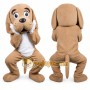 Brown Puppy Mascot Costume Adult Full Body Plush Animal Suit