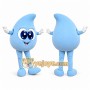 Blue Water Droplet Mascot Costume Adult Full Body Plush Character Costume