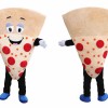Pizza Slice Mascot Costume Adult Size Full Body Plush Food Costume