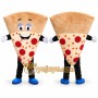 Pizza Slice Mascot Costume Adult Size Full Body Plush Food Costume