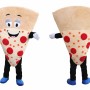 Pizza Slice Mascot Costume Adult Size Full Body Plush Food Costume