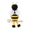 Yellow Bee Mascot Costume Adult Plush Full Body Insect Suit for Events Yellow Bee Mascot Costume Adult Plush Full Body Insect Suit for Events