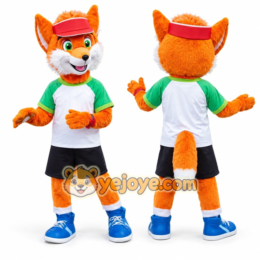 Orange Fox Mascot Costume Adult Full Body Plush Animal Character Costume Orange Fox Mascot Costume Adult Full Body Plush Animal Character Costume