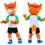 Orange Fox Mascot Costume Adult Full Body Plush Animal Character Costume