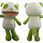 Green Panda Mascot Costume Adult Size Full Body Plush Character Costume