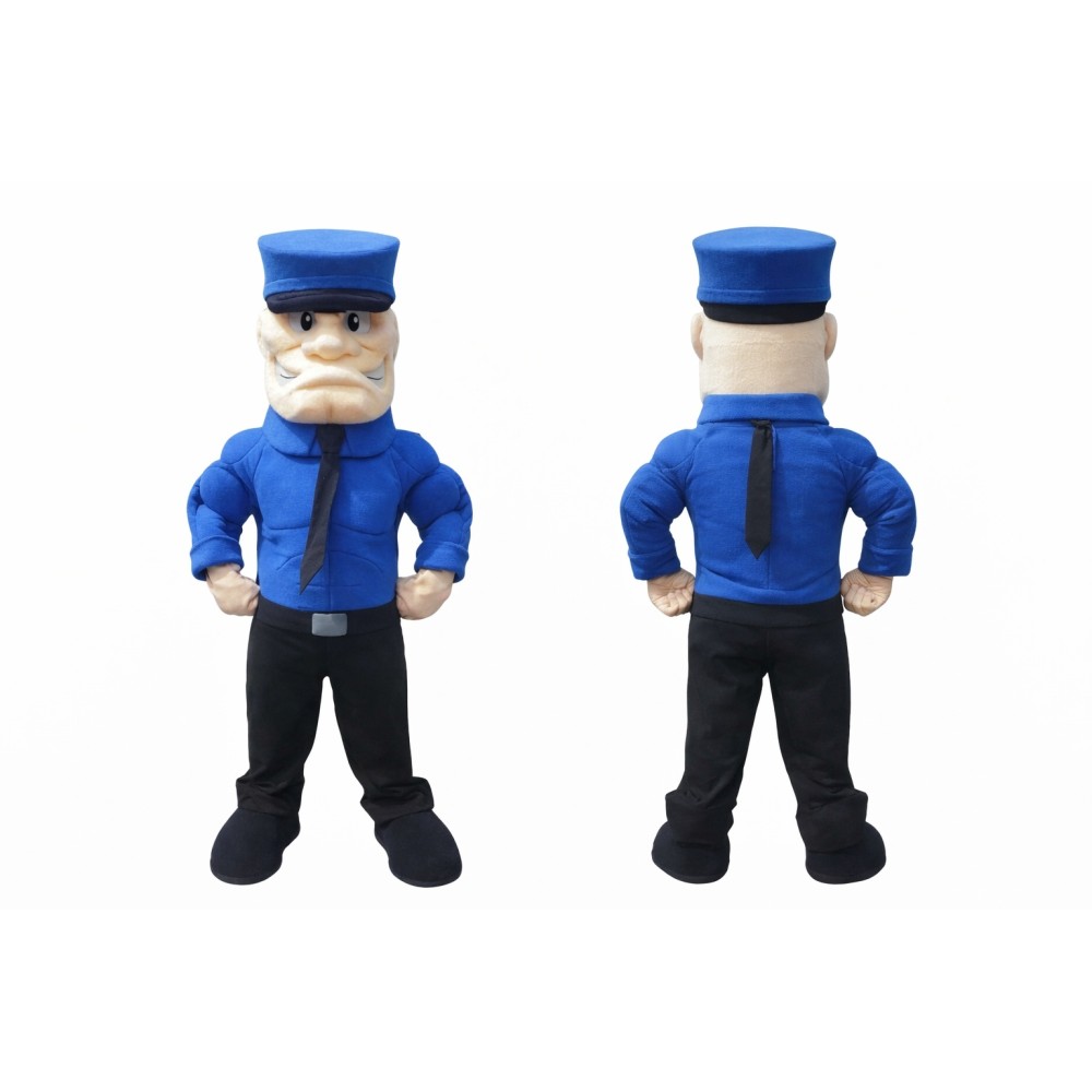 Police Mascot Costume Adult Size Full Body Plush Character Costume