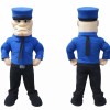 Police Mascot Costume Adult Size Full Body Plush Character Costume