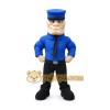 Police Mascot Costume Adult Size Full Body Plush Character Costume