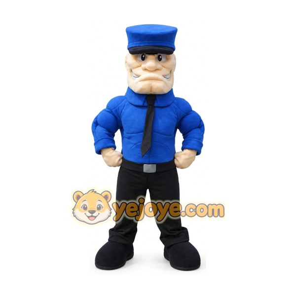 Police Mascot Costume Adult Size Full Body Plush Character Costume