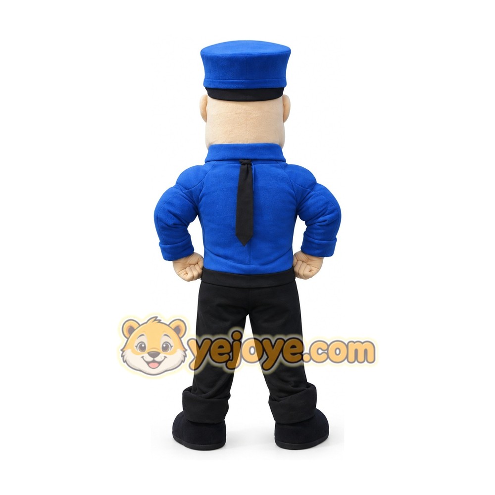 Police Mascot Costume Adult Size Full Body Plush Character Costume