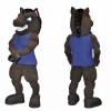 Cartoon Female Horse Mascot Costume Adult Full Body Plush Animal Character Costume