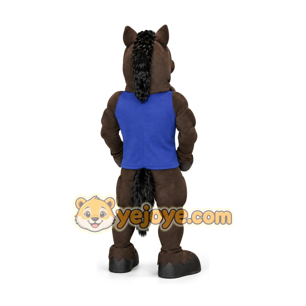 Cartoon Female Horse Mascot Costume Adult Full Body Plush Animal Character Costume Cartoon Female Horse Mascot Costume Adult Full Body Plush Animal Character Costume