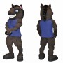 Cartoon Female Horse Mascot Costume Adult Full Body Plush Animal Character Costume
