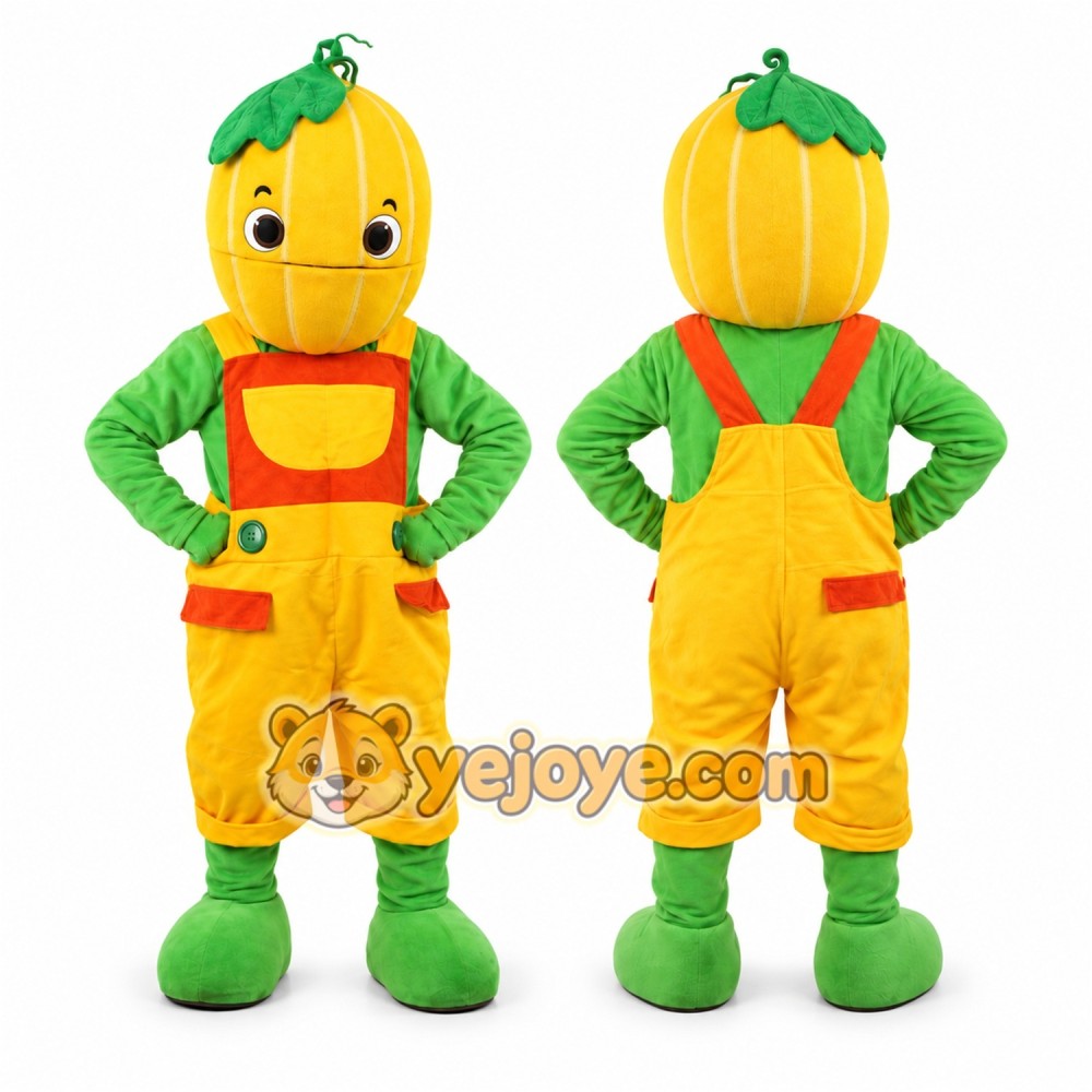 Pumpkin Mascot Costume Adult Size Full Body Plush Vegetable Costume Pumpkin Mascot Costume Adult Size Full Body Plush Vegetable Costume