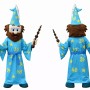 Cartoon Wizard Mascot Costume Adult Full Body Plush Character Costume