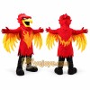 Red Phoenix Mascot Costume Adult Full Body Fire Bird Character Suit Red Phoenix Mascot Costume Adult Full Body Fire Bird Character Suit