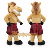 Horse Mascot Costume Adult Scottish Kilt Character Costume Horse Mascot Costume Adult Scottish Kilt Character Costume
