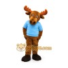 Cartoon Moose Mascot Costume Adult Full Body Plush Character Costume Cartoon Moose Mascot Costume Adult Full Body Plush Character Costume