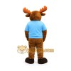 Cartoon Moose Mascot Costume Adult Full Body Plush Character Costume Cartoon Moose Mascot Costume Adult Full Body Plush Character Costume