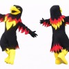 Flame Eagle Mascot Costume Adult Full Body Plush Character Costume