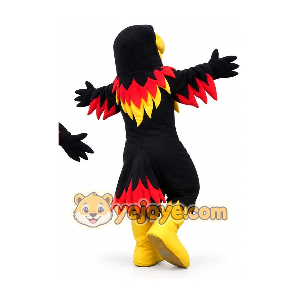Flame Eagle Mascot Costume Adult Full Body Plush Character Costume Flame Eagle Mascot Costume Adult Full Body Plush Character Costume