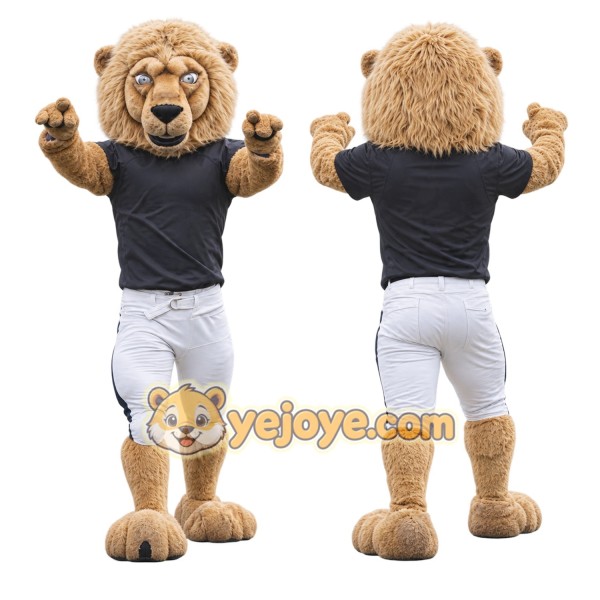 Cartoon Lion Mascot Costume Adult Full Body Plush Character Costume