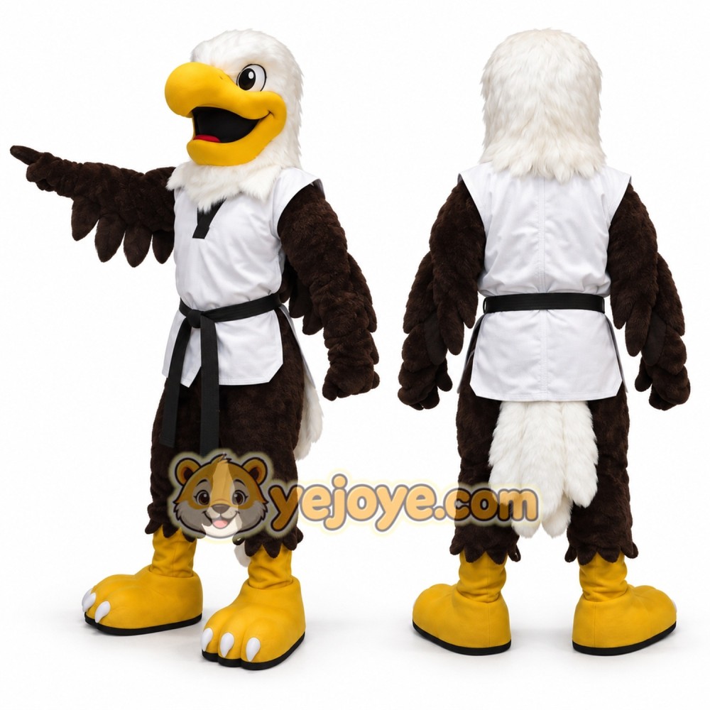 Cartoon Eagle Mascot Costume Adult Full Body Plush Character Costume