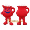 Red Drink Pitcher Mascot Costume Adult Full Body Cartoon Beverage Character Suit Red Drink Pitcher Mascot Costume Adult Full Body Cartoon Beverage Character Suit