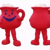 Red Drink Pitcher Mascot Costume Adult Full Body Cartoon Beverage Character Suit
