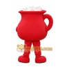 Red Drink Pitcher Mascot Costume Adult Full Body Cartoon Beverage Character Suit Red Drink Pitcher Mascot Costume Adult Full Body Cartoon Beverage Character Suit