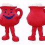 Red Drink Pitcher Mascot Costume Adult Full Body Cartoon Beverage Character Suit
