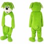 Green Dog Mascot Costume Adult Size Full Body Plush Animal Costume