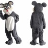 Grey Mouse Mascot Costume Adult Size Full Body Plush Animal Costume