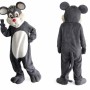 Grey Mouse Mascot Costume Adult Size Full Body Plush Animal Costume