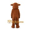 Brown Cow Mascot Costume Adult Size Full Body Plush Animal Costume Brown Cow Mascot Costume Adult Size Full Body Plush Animal Costume