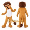 Brown Lion Tail Mascot Costume Adult Full Body Plush Animal Suit