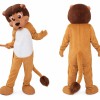 Brown Lion Tail Mascot Costume Adult Full Body Plush Animal Suit
