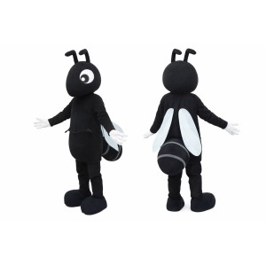 Black Ant Mascot Costume Adult Size Full Body Plush Insect Costume