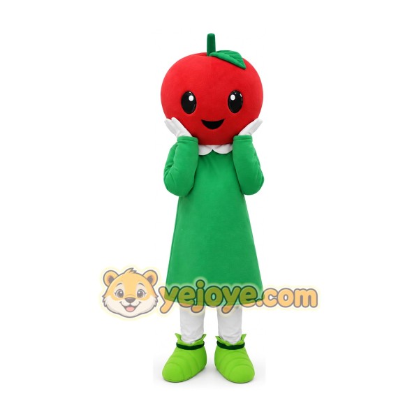 Apple Mascot Costume Adult Size Full Body Plush Fruit Costume Apple Mascot Costume Adult Size Full Body Plush Fruit Costume